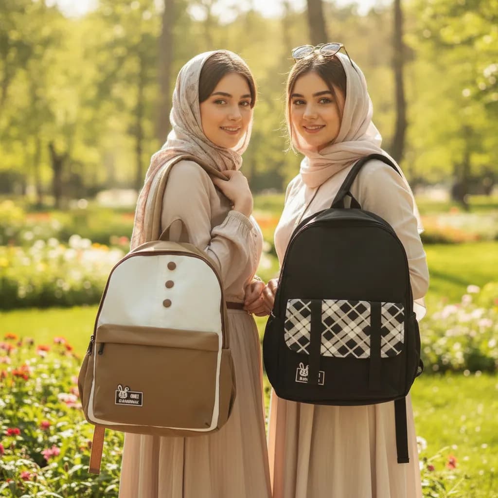 کوله‌پشتی دانشجویی و مدرسه‌ای رنگینک RANGINAK مدل فانتزی و جادار