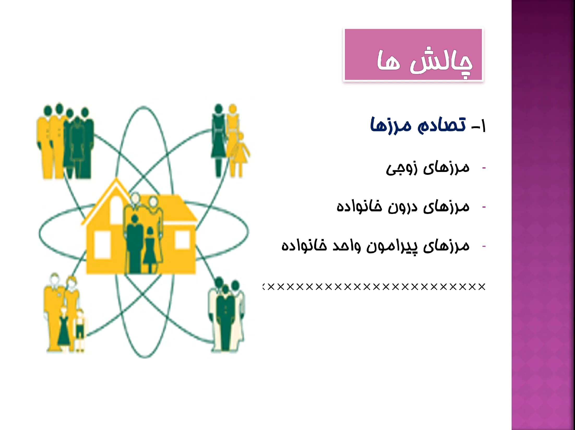 پاورپوینت ازدواج مجدد و خانواده بازپیوند — تصویر ۳