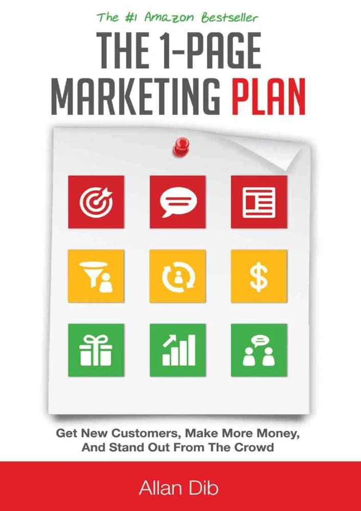 کتاب برنامه بازاریابی یک صفحه‌ای (The 1-Page Marketing Plan) نسخه انگلیسی PDF | آلن دیب
