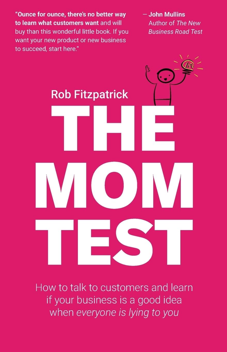 کتاب تست مامان (The Mom Test) نسخه انگلیسی PDF | راب فیتزپاتریک