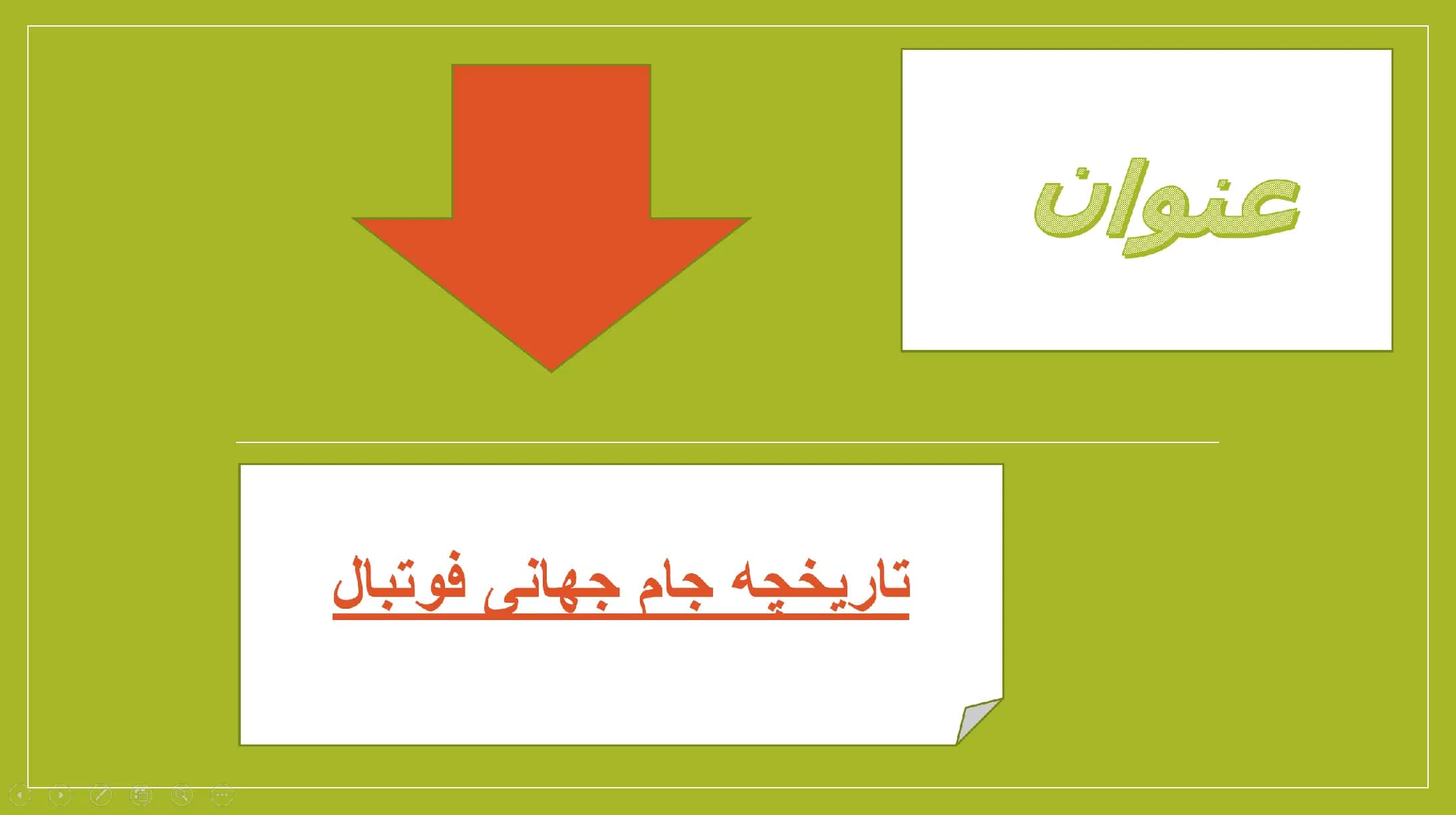 پاورپوینت تاریخچه جام جهانی فوتبال