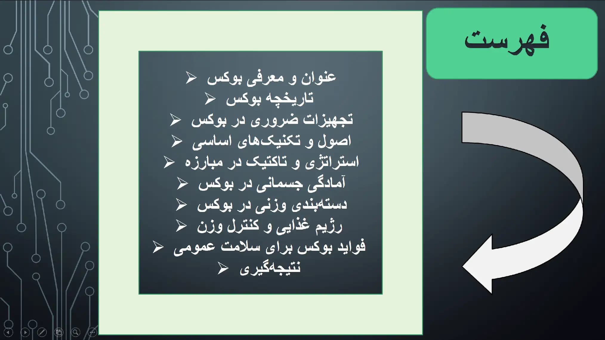 پاورپوینت ورزش بوکس — تصویر ۲