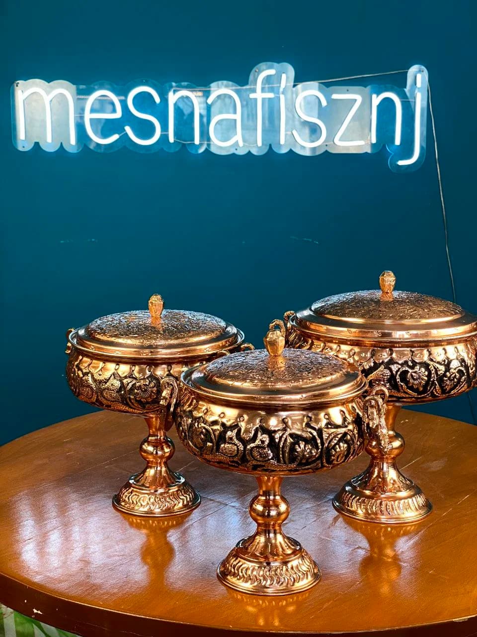 گزخوری تک پایه مسی سایز کوچک — تصویر ۲