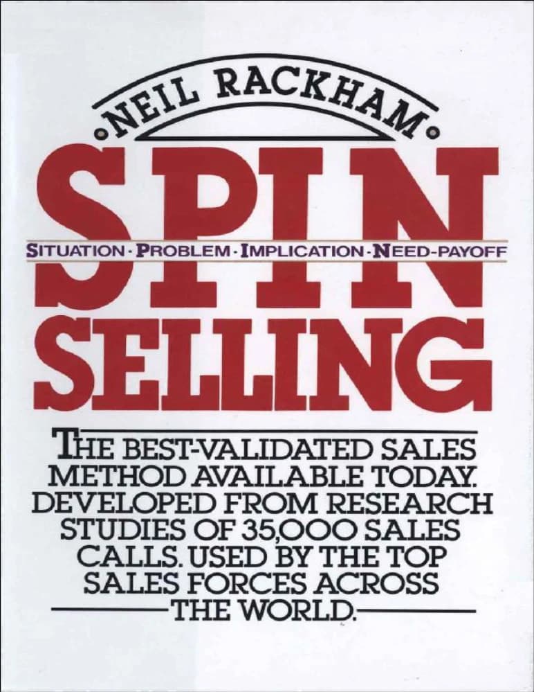 کتاب فروش اسپین (SPIN Selling) نسخه انگلیسی PDF | نیل راکهام