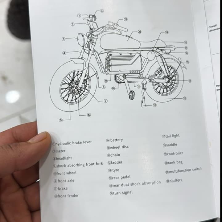 موتورسیکلت برقی رکاب دار واریور — تصویر ۵