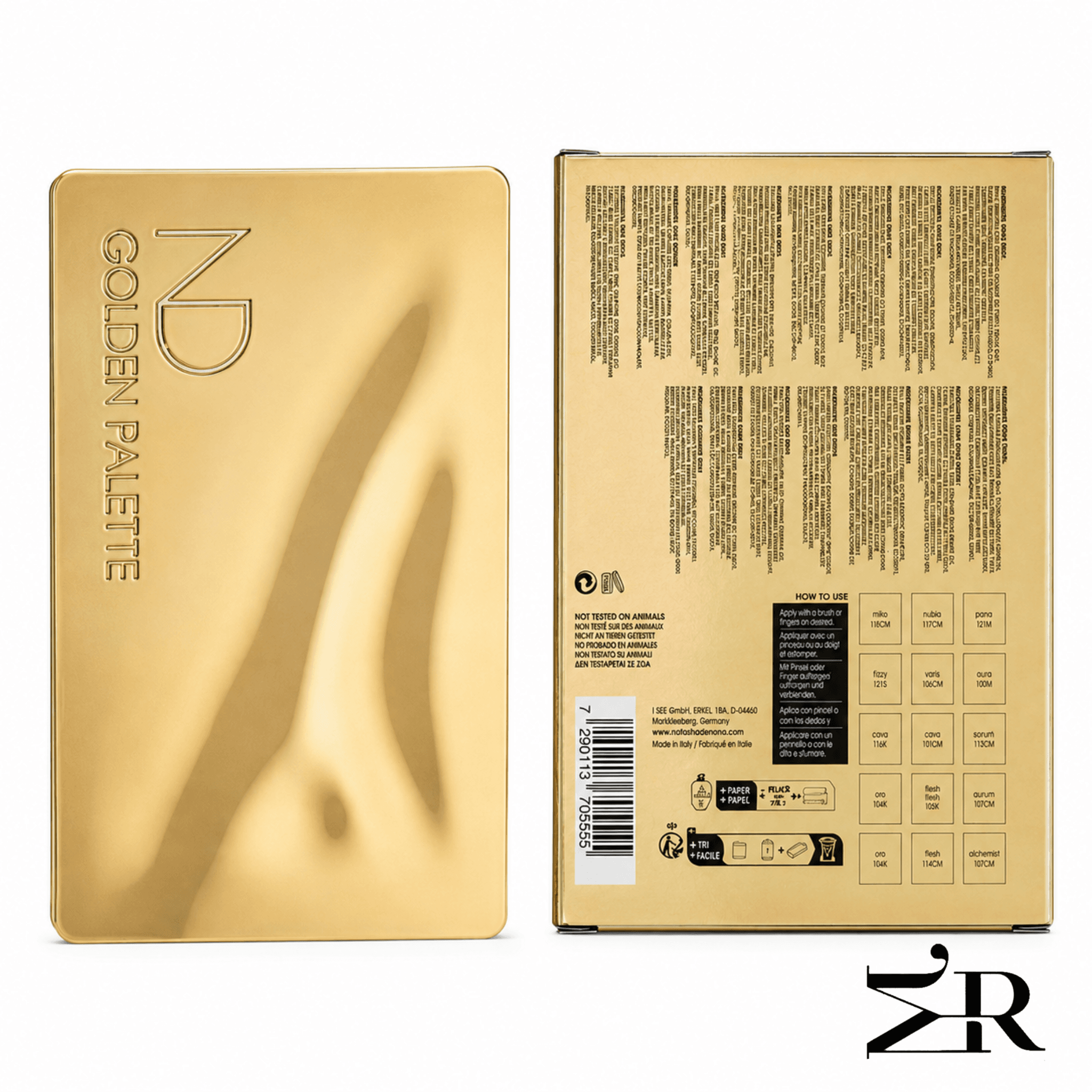 پالت سایه چشم ناتاشا دنونا | Golden Palette | وزن 16 گرم — تصویر ۲