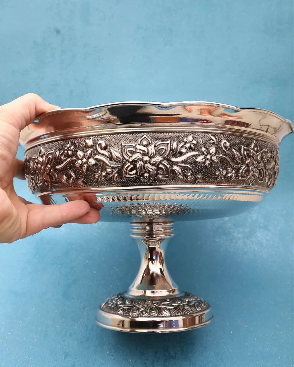 میوه خوری مسی بهار با آبکاری کروم
