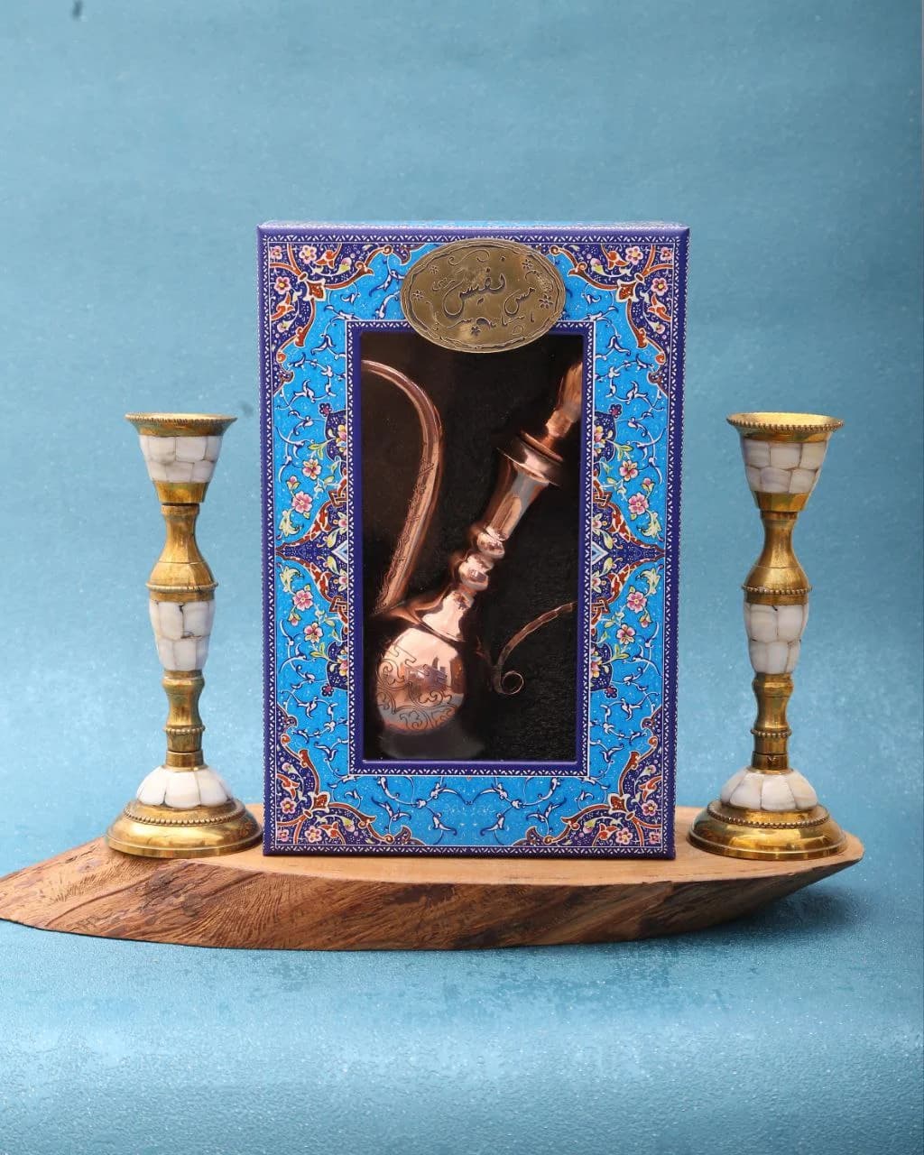 کادویی مسی نفیس گلاب پاش مسی — تصویر ۲