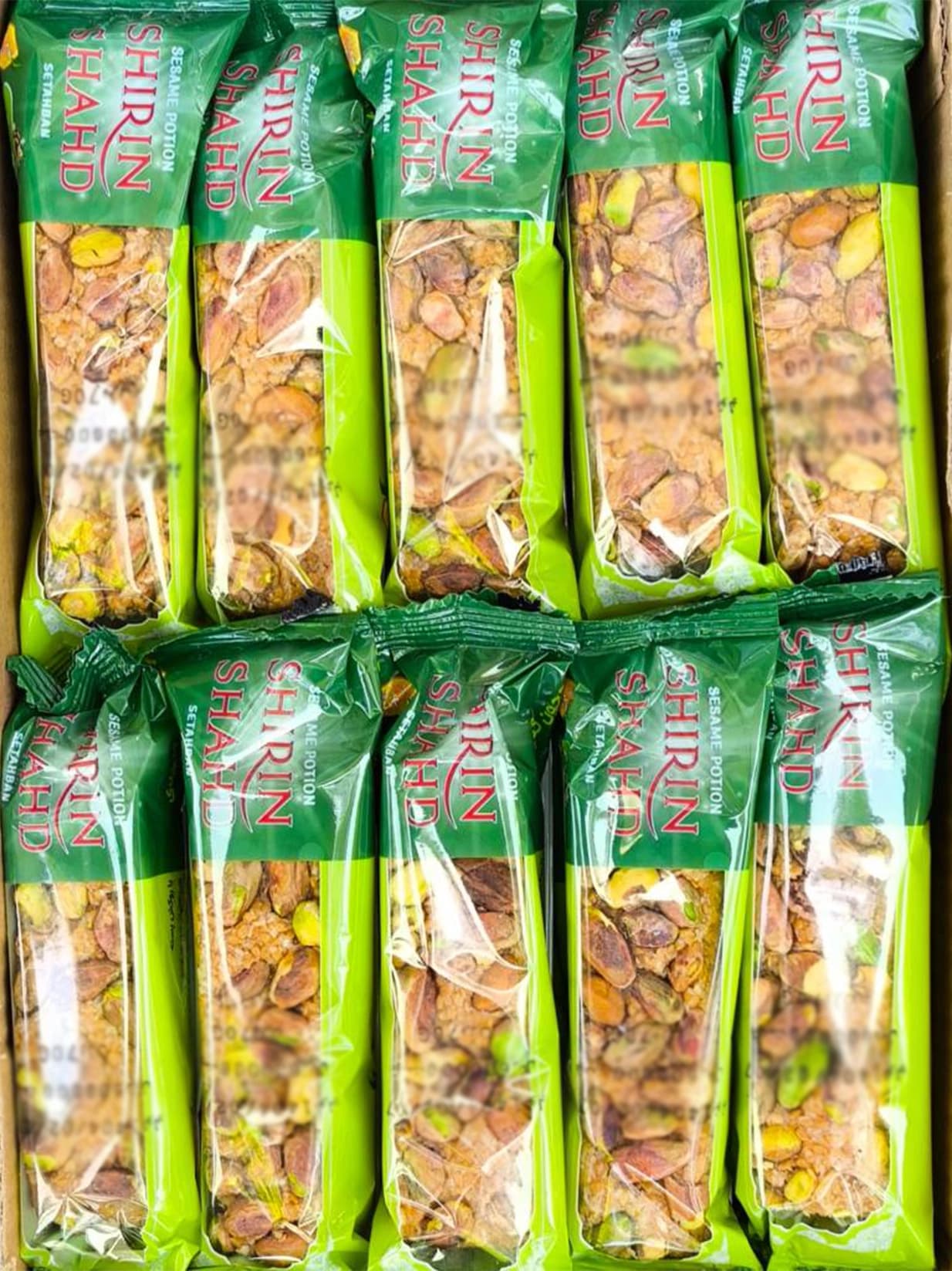 معجون کنجدی با مغز پسته [کارتنی]