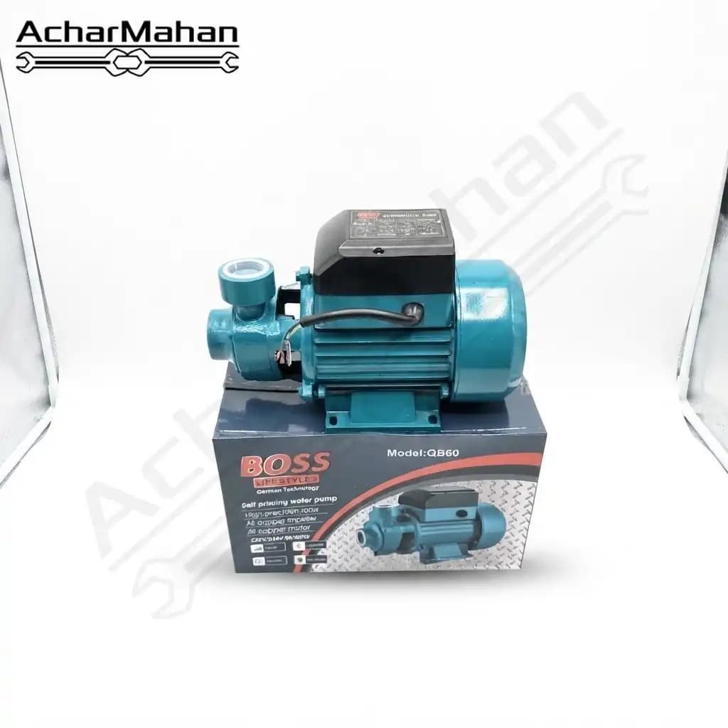 پمپ آب نیم اسب باس مدل QB60 | کوچک، سبک و مناسب افزایش فشار آب — تصویر ۲