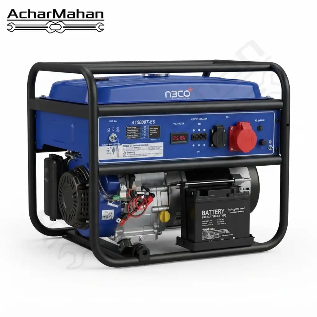 موتور برق ۸.۵ کیلووات سه فاز آبکو (ABCO) مدل A15000T-ES | قدرت صنعتی ۱۸ اسب بخار