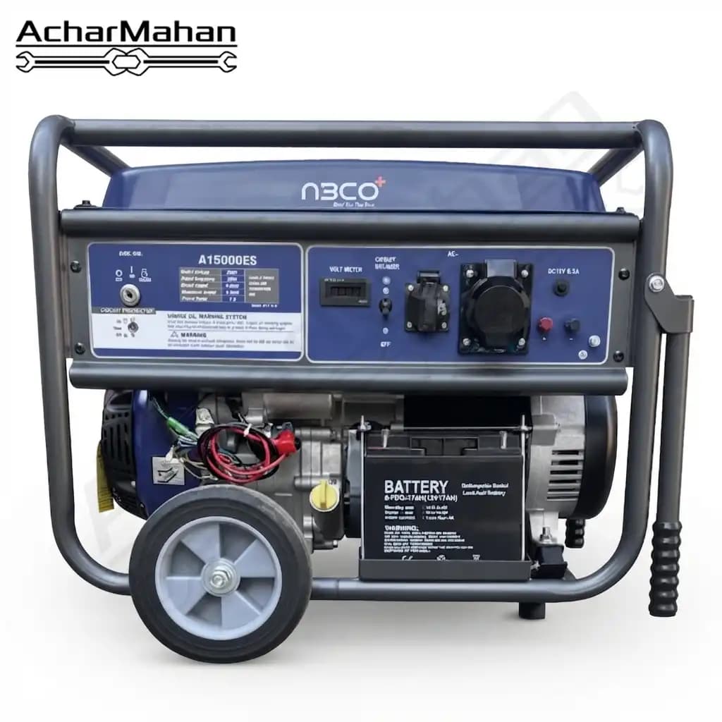 موتور برق ۸.۵ کیلووات استارتی آبکو (ABCO) مدل A15000ES | موتور ۱۸ اسب | فول‌قدرت