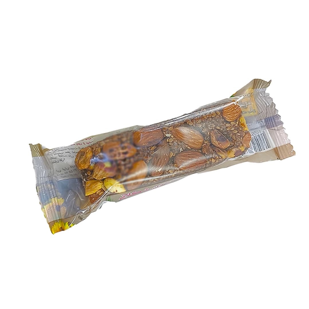 معجون کنجدی شکلاتی با مغز بادام درختی و پسته [70گرم]