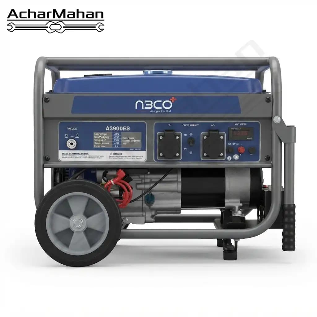 موتور برق ۳ کیلووات استارتی آبکو (ABCO) مدل A3900ES | سیم‌پیچ مس | ۷ اسب بخار