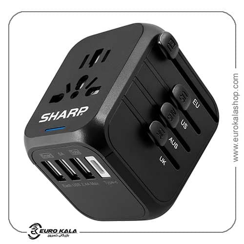 آداپتور مسافرتی جهانی شارپ (SHARP)