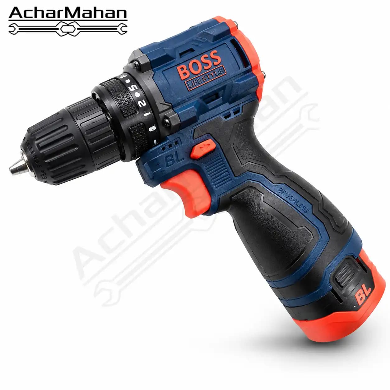 دریل شارژی 24 ولت باس مدل Brushless single battery — تصویر ۲
