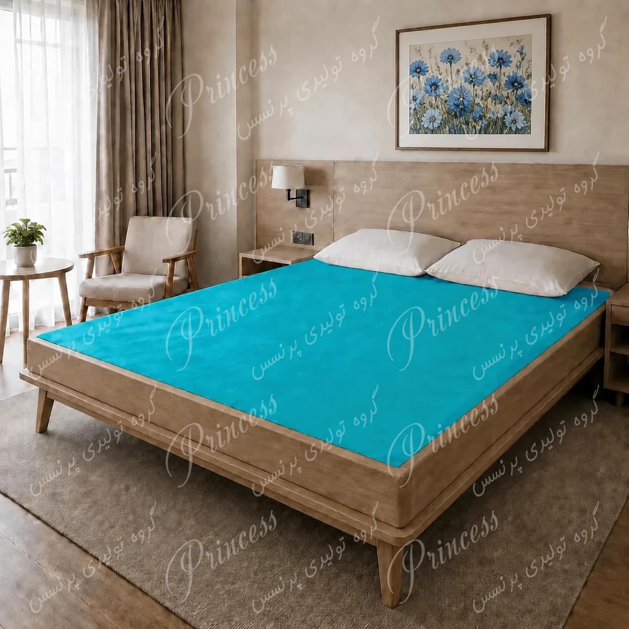 سرویس ملحفه یکبارمصرف مدل D160206B دونفره سهتکه