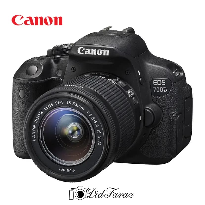 دوربین عکاسی کانن Canon 700D kit 18-55 STM دست دوم — تصویر ۳