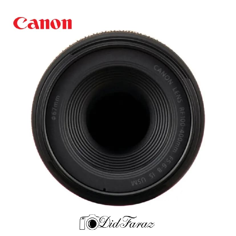 لنز بدون آینه کانن Canon RF 100-400mm f/5.6-8 IS USM Lens — تصویر ۲