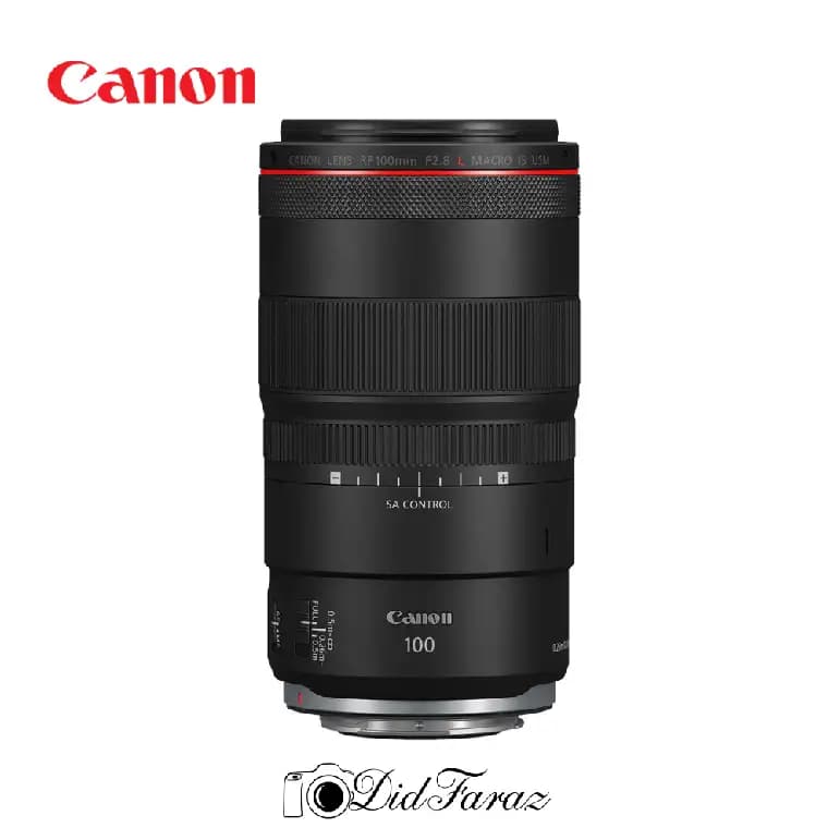 لنز بدون‌ آینه کانن Canon RF 100mm f/2.8 L Macro IS USM