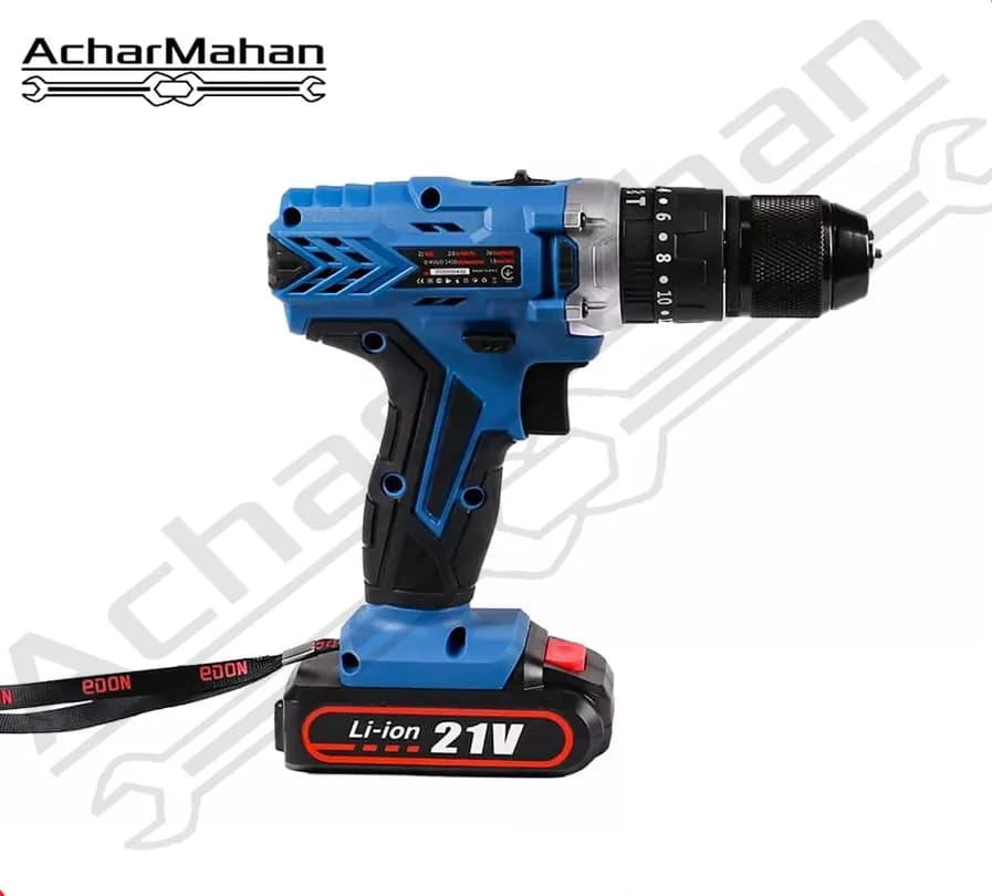 دریل پیچ‌گوشتی شارژی ادون LV3-2110 | باتری 21 ولت لیتیوم — تصویر ۵