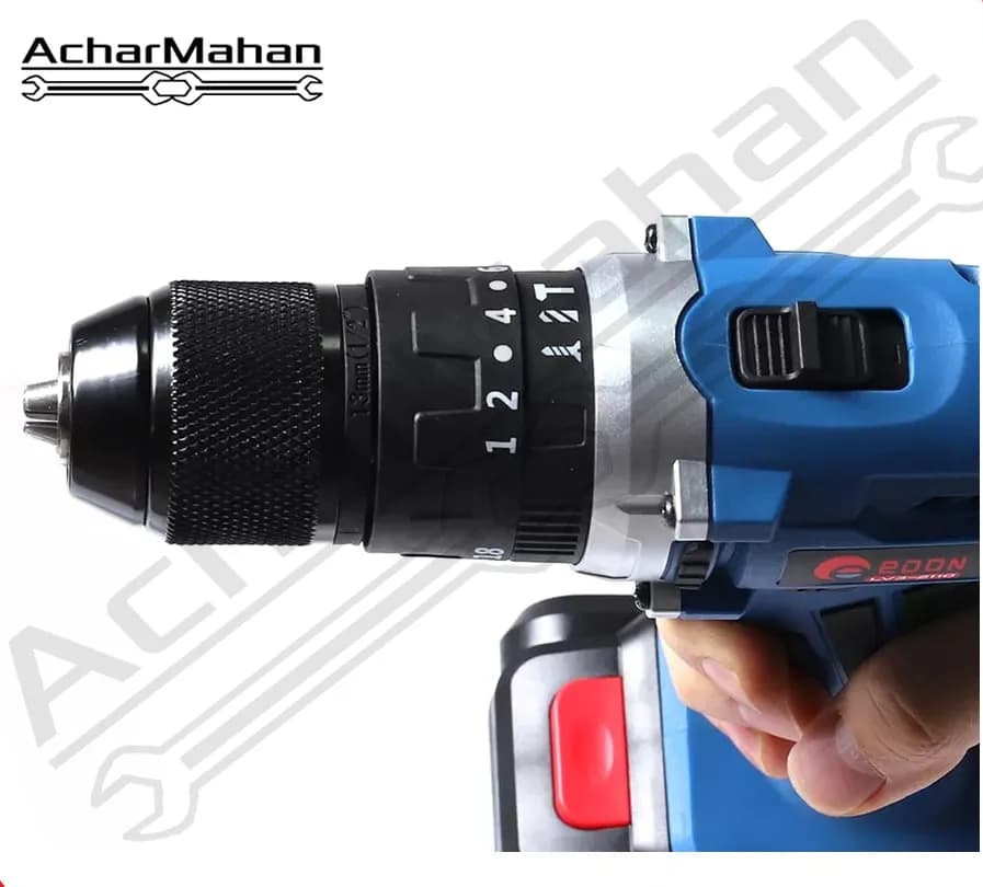دریل پیچ‌گوشتی شارژی ادون LV3-2110 | باتری 21 ولت لیتیوم — تصویر ۴