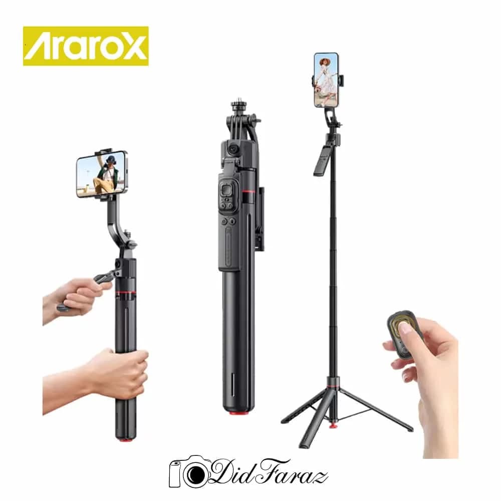 سه پایه سلفی همه کاره آراروکس Ararox TT07 Tripod Selfie Stick