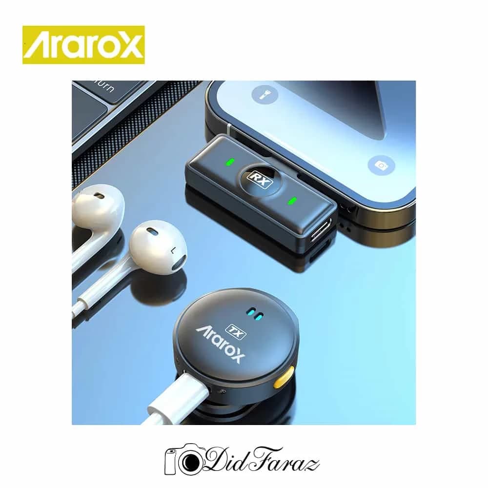 میکروفون بیسیم آراروکس Ararox Q8 Lightning Wireless Microphone — تصویر ۳