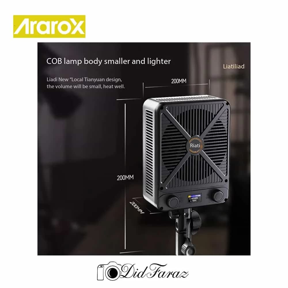 ویدیو لایت آراروکس Ararox G230W COB Video Light — تصویر ۵