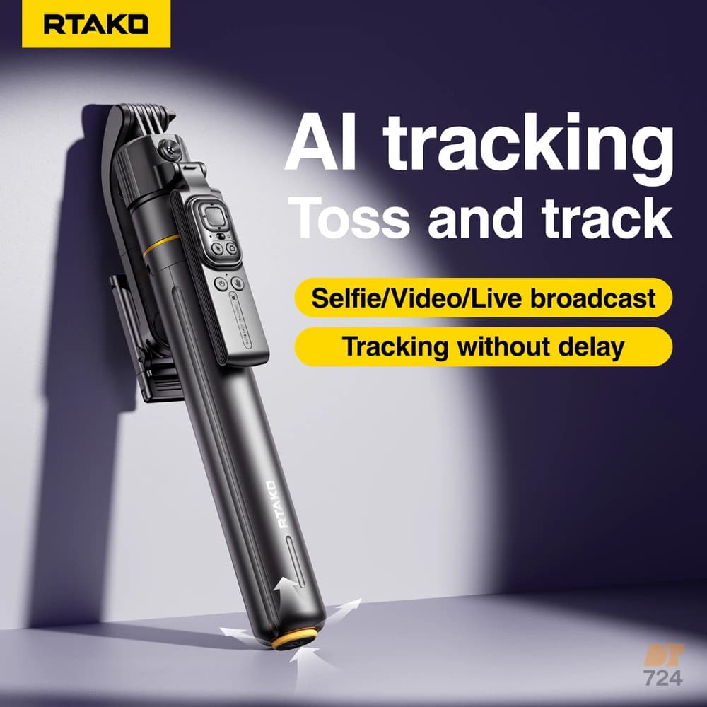 مونوپاد و سه پایه با قابلیت ردیابی 360 درجه رتاکو – مدل RTAKO-360 — تصویر ۵