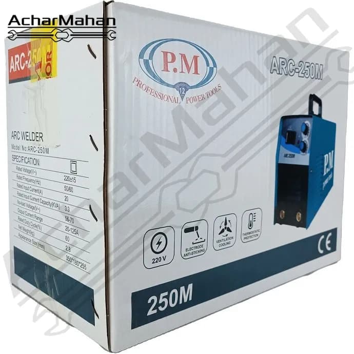 اینورتر جوشکاری ۲۵۰ آمپر آنکور مدل Arc-250m | فناوری MOSFET و IGBT برای عملکرد پایدار — تصویر ۴