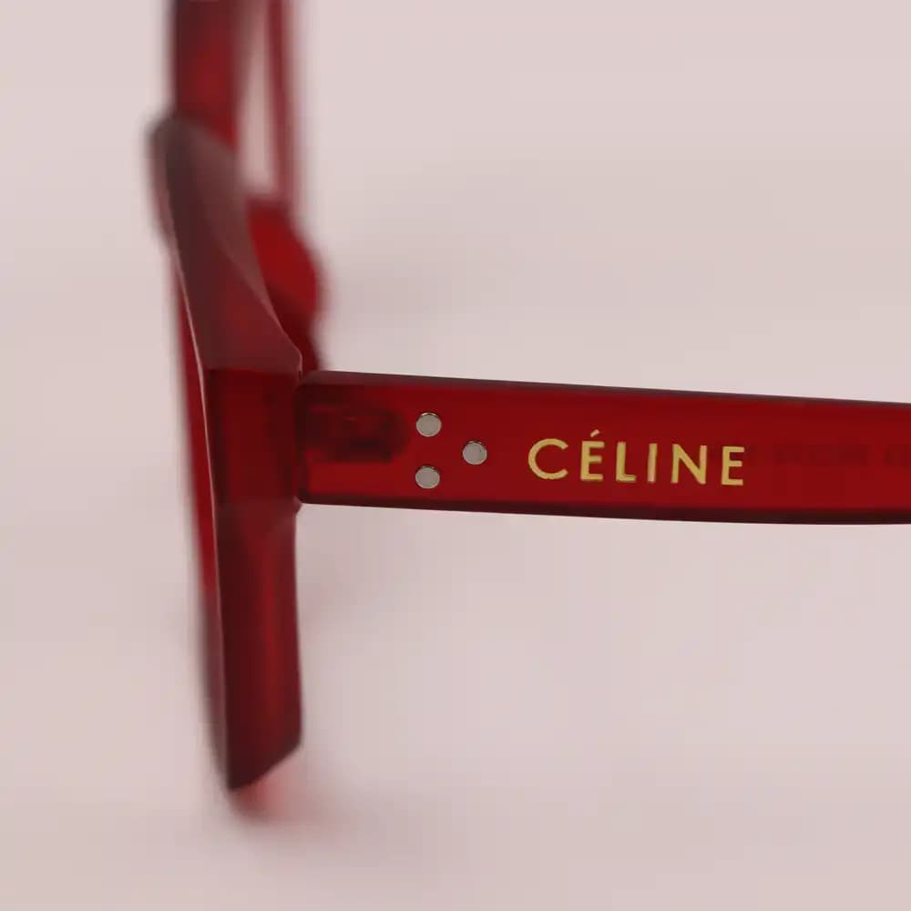 عینک بلوکات زنانه برند CÉLINE مدل 1733 رنگ قرمز — تصویر ۶