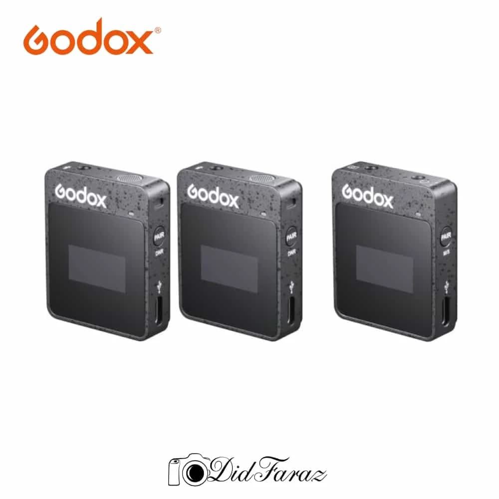 میکروفون بی سیم گودکس Godox MoveLink II M2 2-Person Wireless Microphone — تصویر ۲
