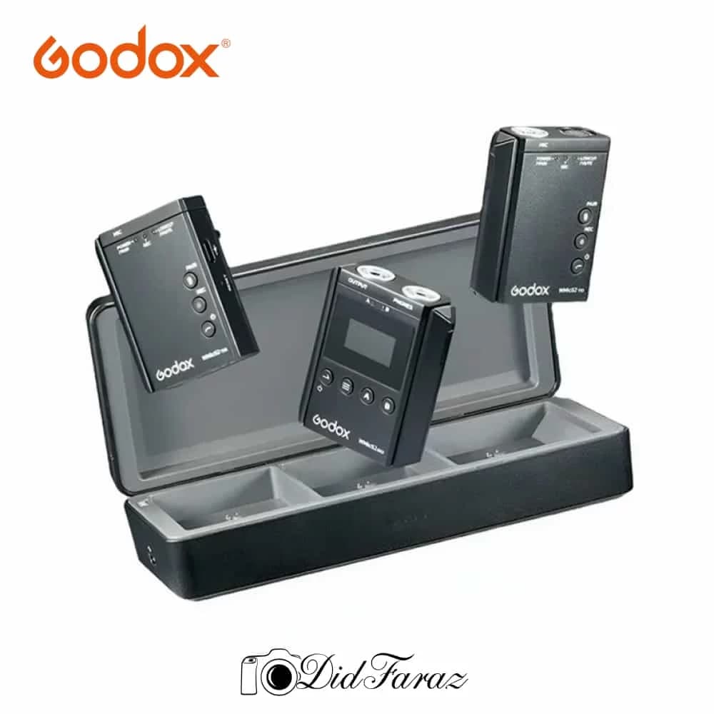 میکروفون بی سیم گودکس Godox UHF Wireless Microphone System WMicS2 Kit 2 — تصویر ۲