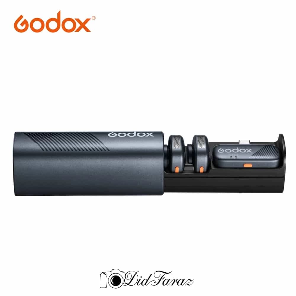 میکروفون بی‌ سیم گودکس Godox Cube-SL 2peson Wireless Microphone with Lightning — تصویر ۶