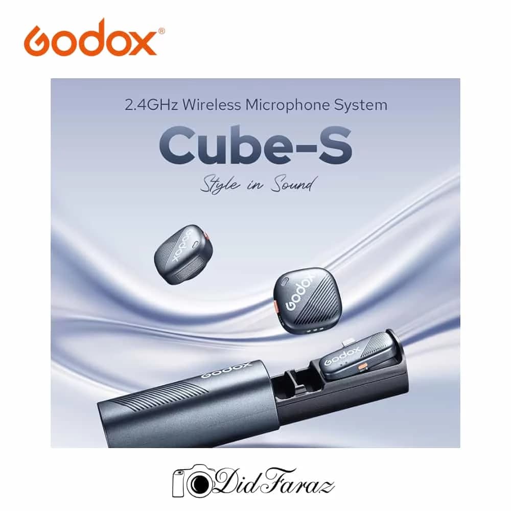میکروفون بی سیم گودکس Godox Cube-SC 2peson Wireless Microphone with USB-C — تصویر ۶