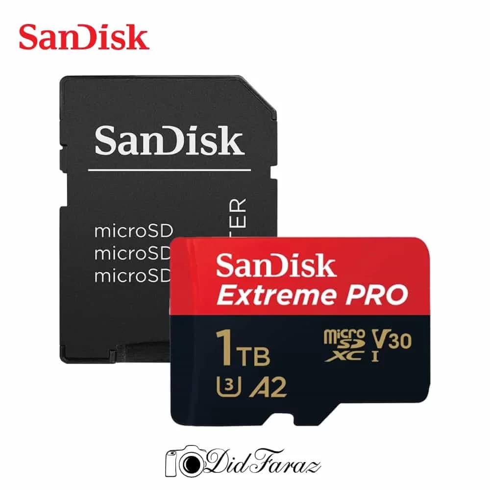 کارت حافظه MicroSDXC سن دیسک مدل Extreme Pro 4k استاندارد UHS-I U3- A2سرعت 200MBps ظرفیت 1 ترابایت — تصویر ۴