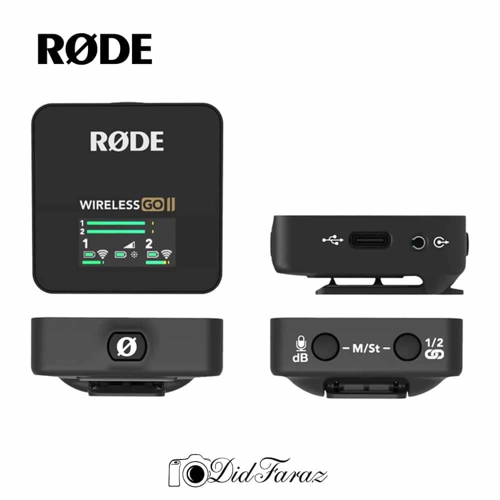 میکروفن بی سیم رود Rode Wireless GO II Dual — تصویر ۲