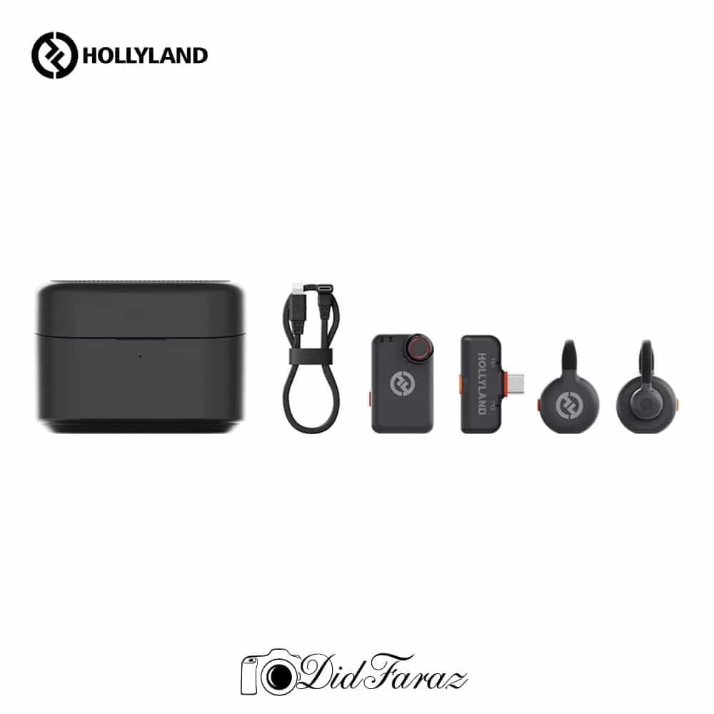 میکروفون هالی لند Hollyland LARK M2S Combo Wireless Microphone — تصویر ۲
