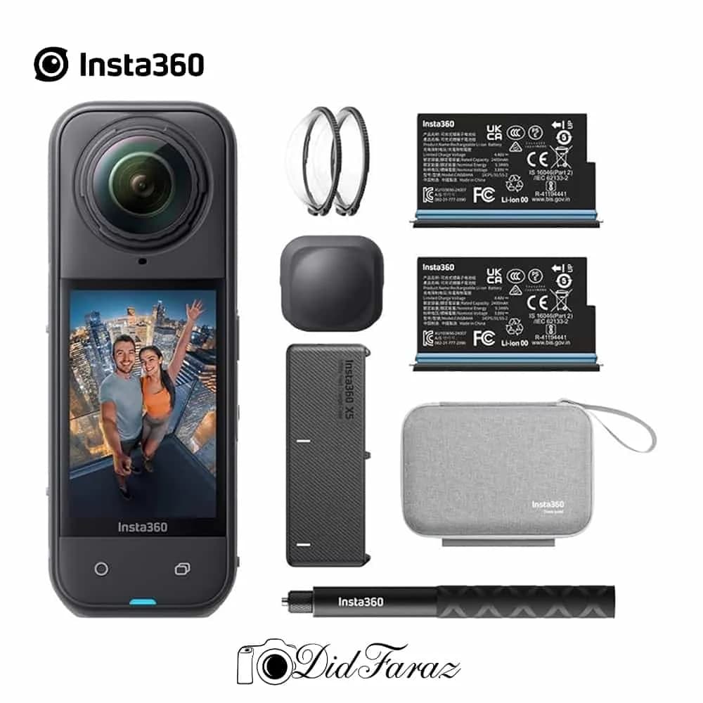 دوربین اکشن اینستا 360 Insta360 X5 360 Action Camera Essentials Bundle