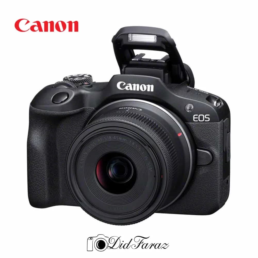 دوربین بدون آینه کانن Canon EOS R100 18-45mm and 55-210mm Lenses Kit — تصویر ۳