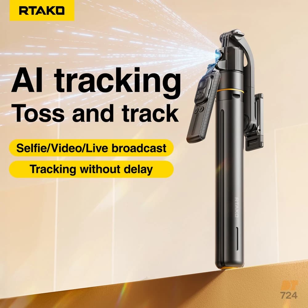 مونوپاد و سه پایه با قابلیت ردیابی 360 درجه رتاکو – مدل ‎RTAKO-360‎ — تصویر ۴