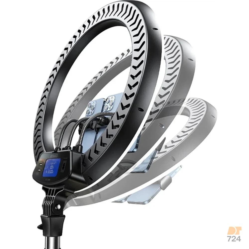 رینگ لایت 18 اینچ رتاکو RTAKO 18″ Ring Light AR-GTB01-18S — تصویر ۴
