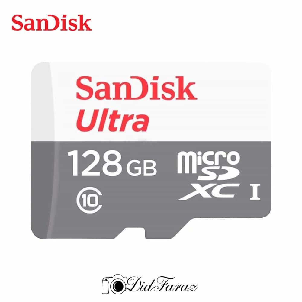 کارت حافظه microSDHC مدل Ultra کلاس 10 استاندارد UHS-I سرعت 100MBps ظرفیت 128 گیگابایت