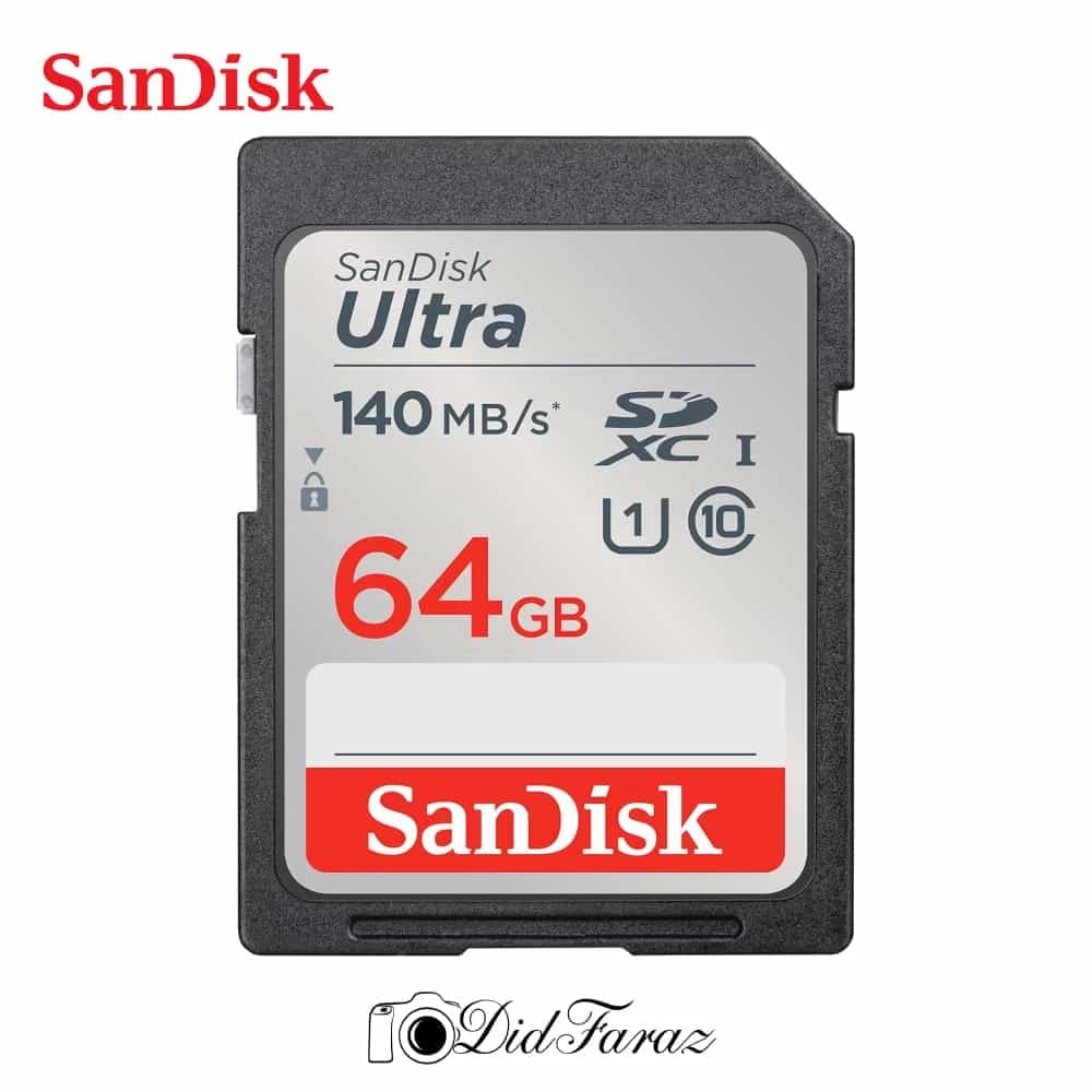 کارت حافظه سن دیسک SanDisk Ultra UHS-I U1 Class 10 SDXC 64GB 140MB/s