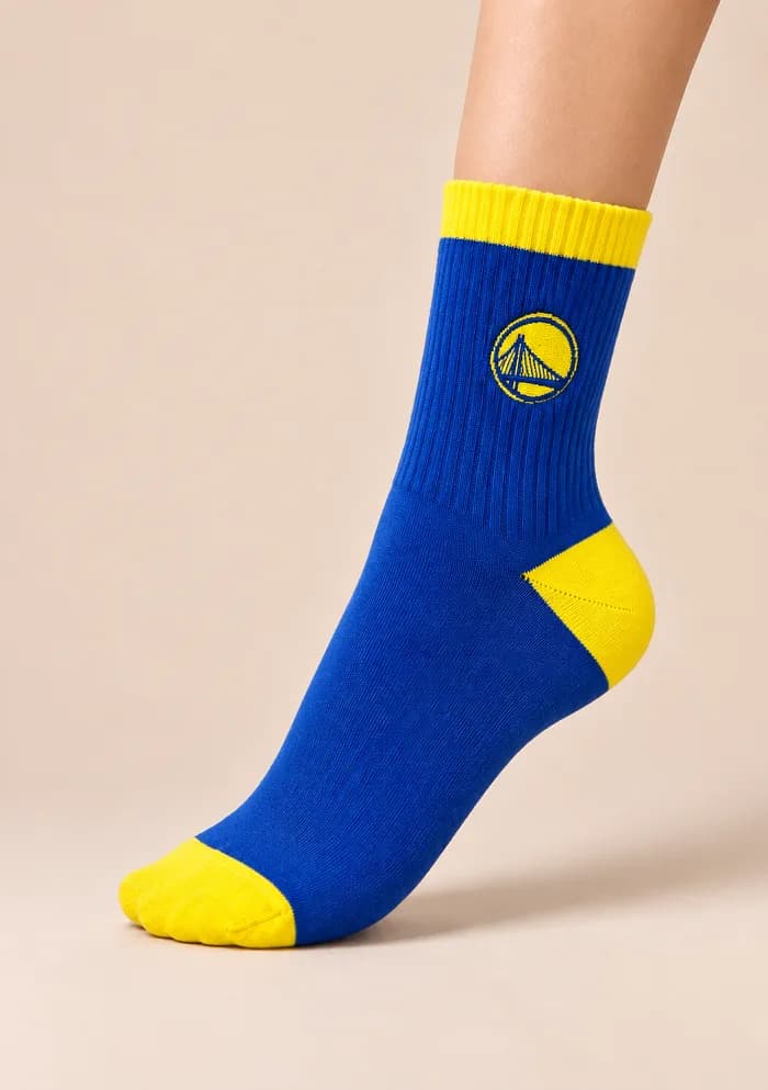 جوراب ساق بلند طرح NBA | Golden State Warriors