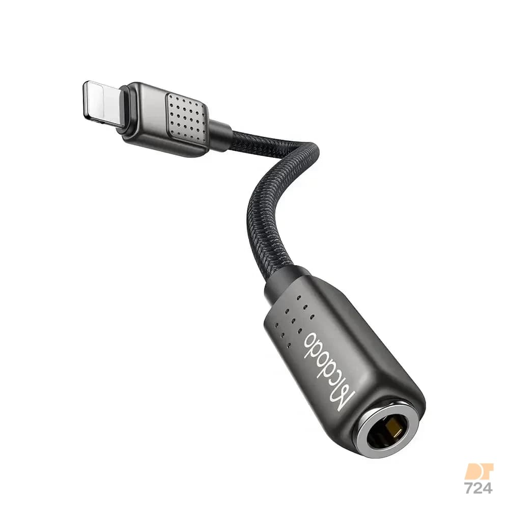 تبدیل لایتنینگ به جک 3.5 میلی متری مک دودو Mcdodo Lightning To DC3.5MM Female Digital Audio Cable CA-501