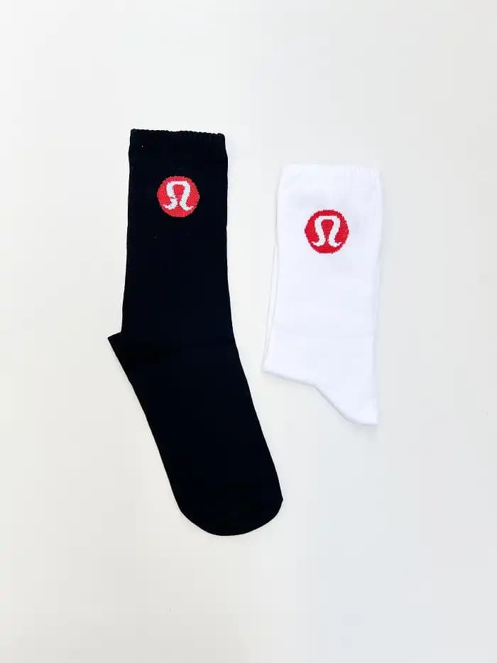 جوراب ساق بلند طرح لولولمون Lululemon یونیسکس — تصویر ۳