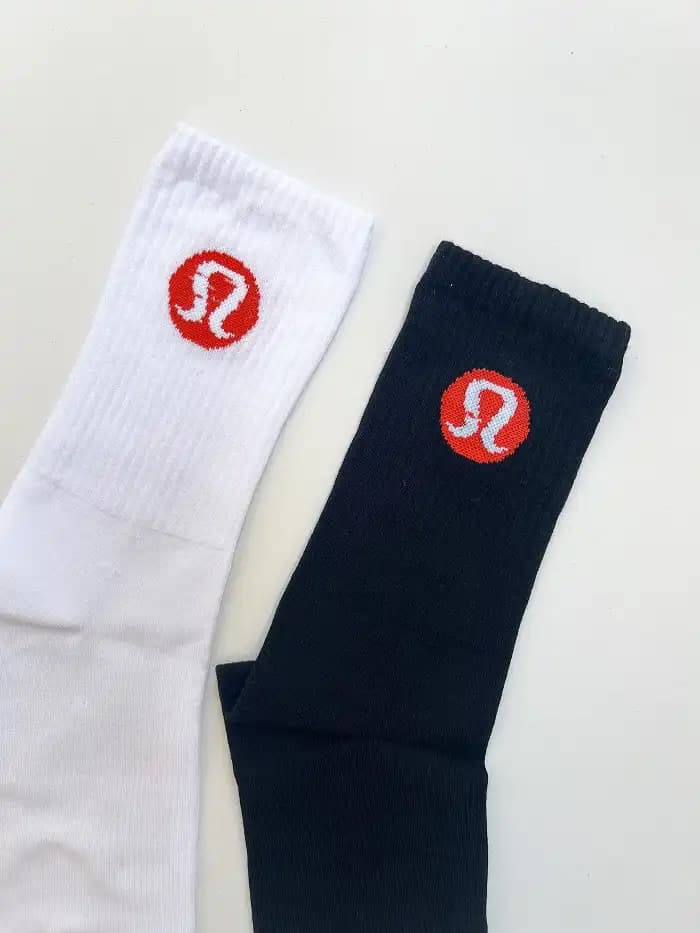 جوراب ساق بلند طرح لولولمون Lululemon یونیسکس — تصویر ۴