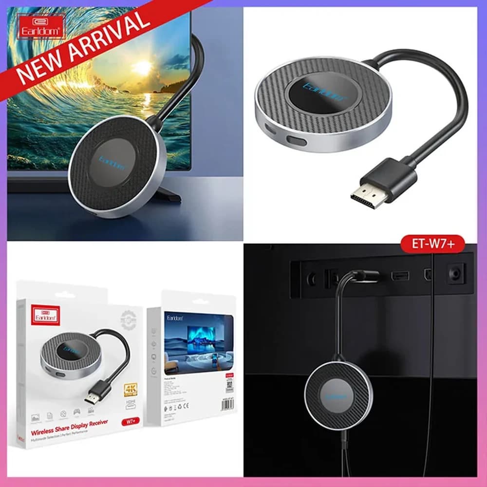 دانگل اچ دی ام آی ارلدام Earldom ET-W7+4K wireless HDMI device — تصویر ۳